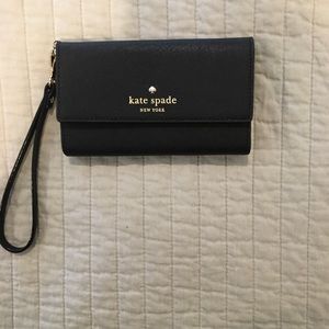 Kate Spade Black Wristlet